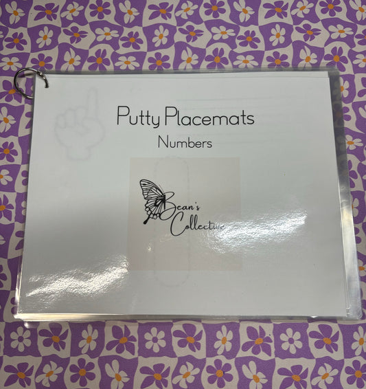 Numbers Putty Placemats