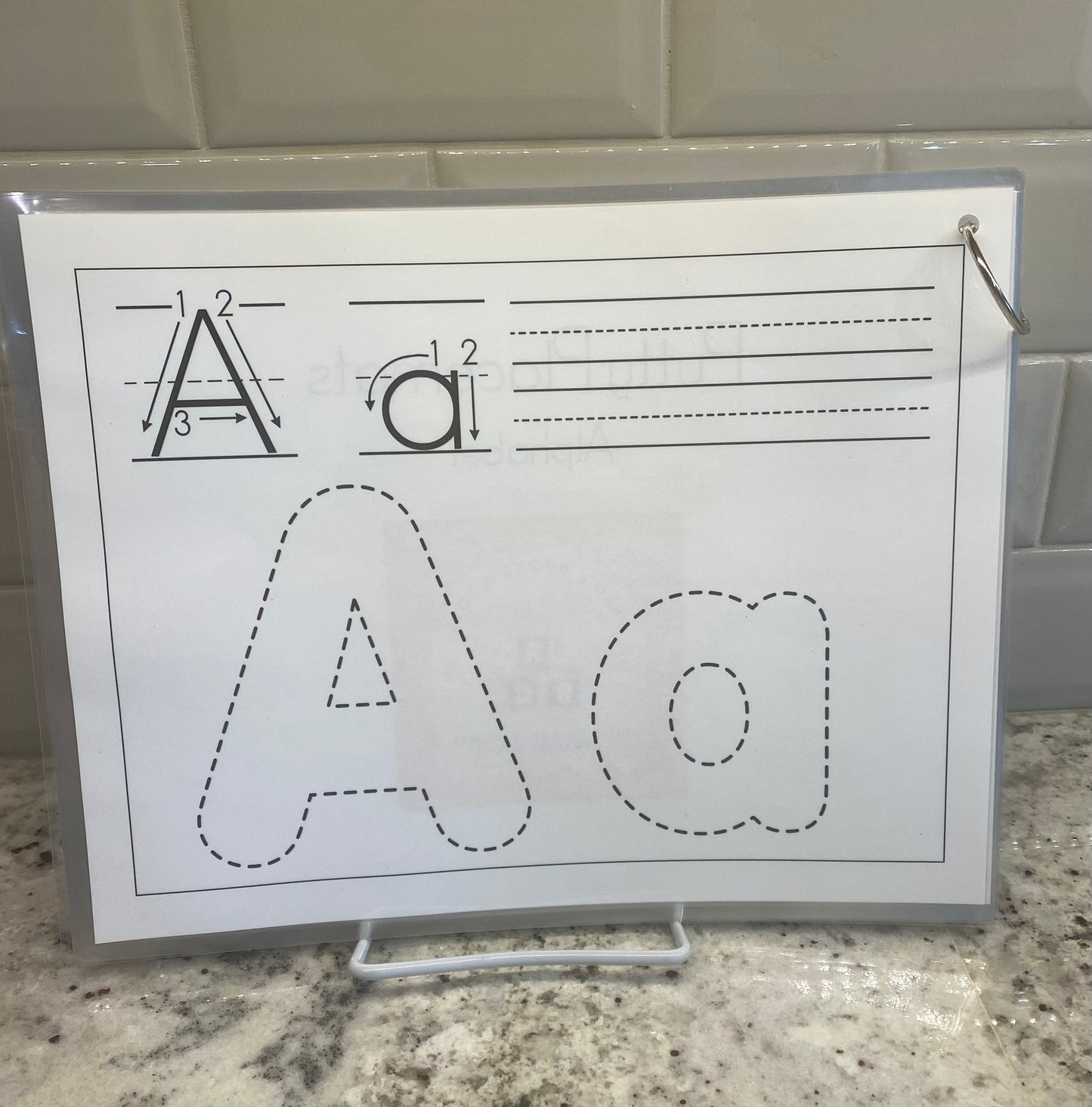 Alphabet Putty Placemats