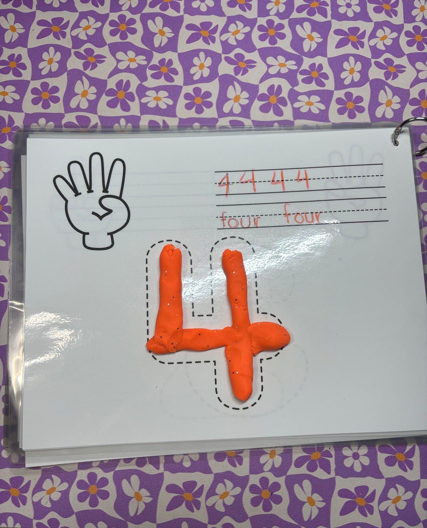 Numbers Putty Placemats