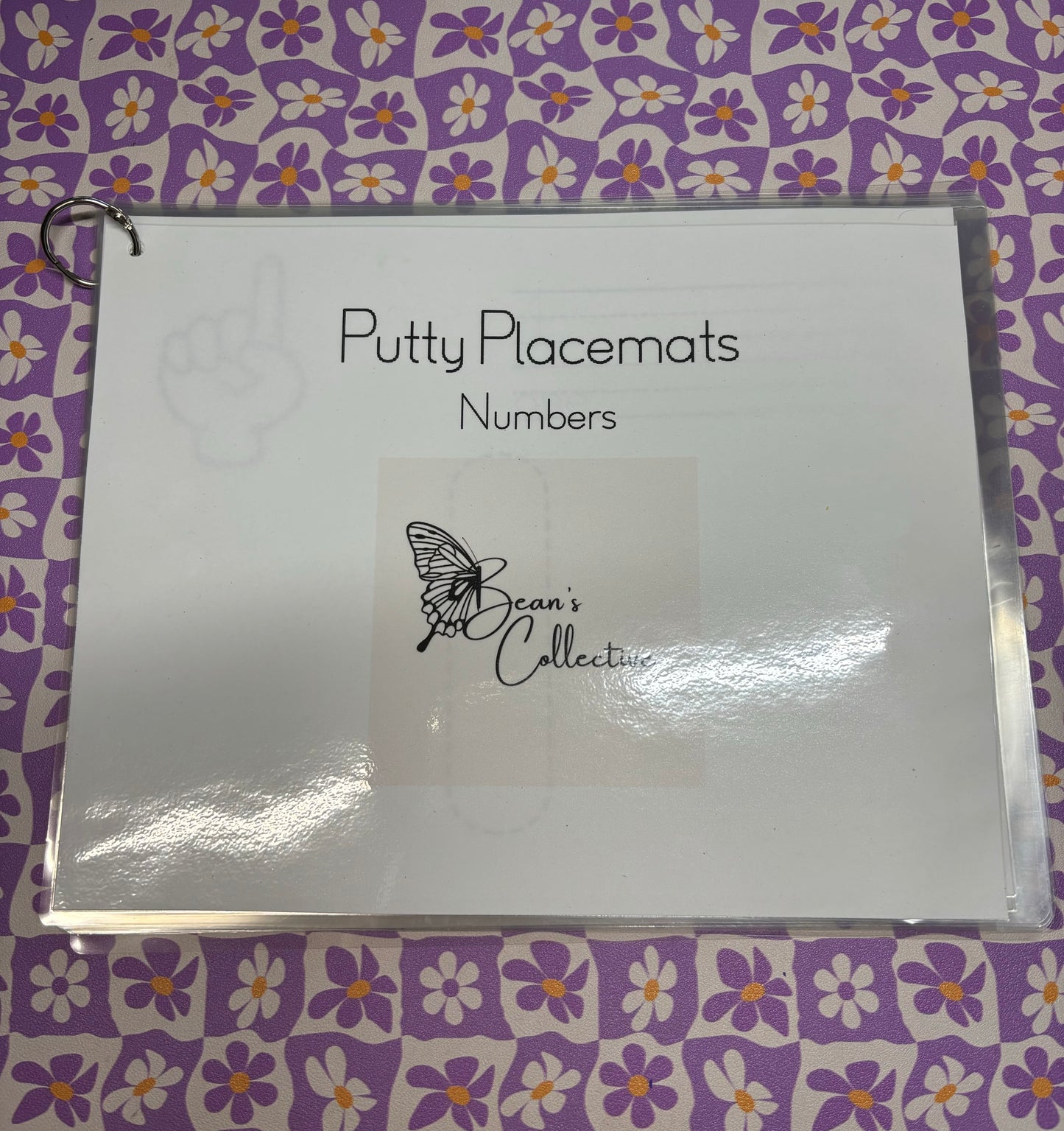 Numbers Putty Placemats